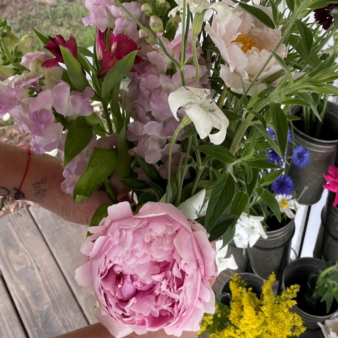 vertical bouquet
